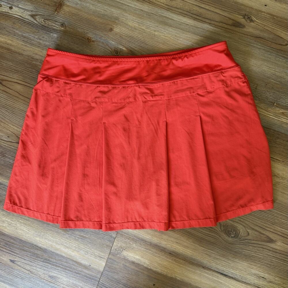 Slazenger golf skort size LG 10-12 Red/orange - Picture 7 of 9